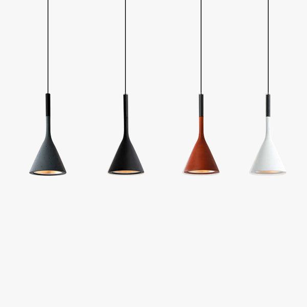 Retro Industrial Cement Single Pendant Lighting