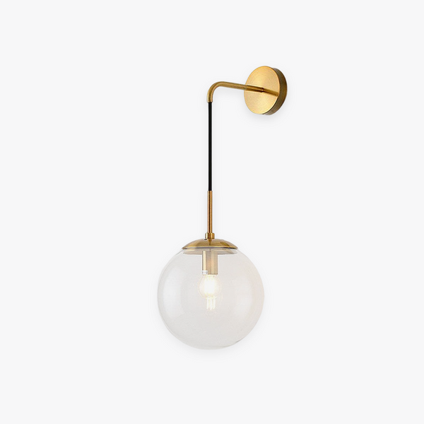 Bubble Glass Wall Light for Modern Bedside