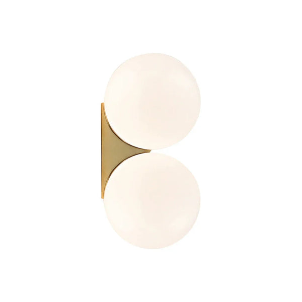 Ball glass wall lamp