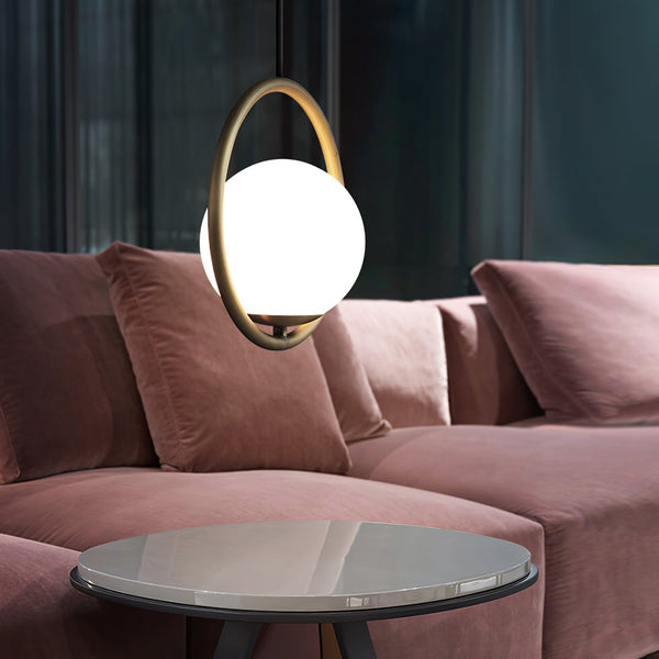 Caselora Modern Brass Pendant Light