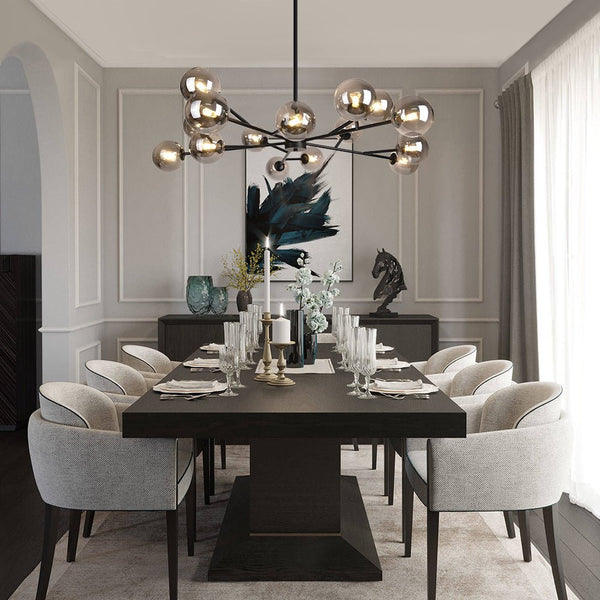 Seriva Modern Glass Chandelier