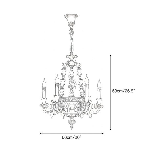 Oriuira Brass Chandelier