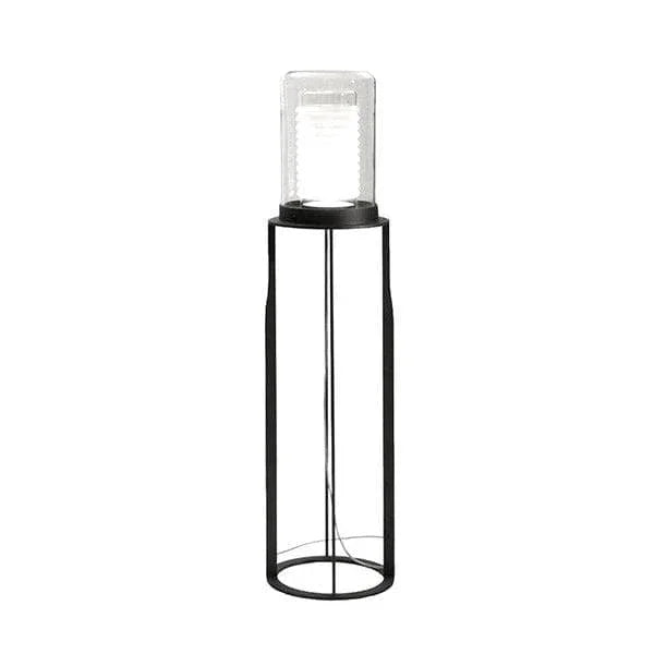 Dual Cylinder Glass Floor Lamp