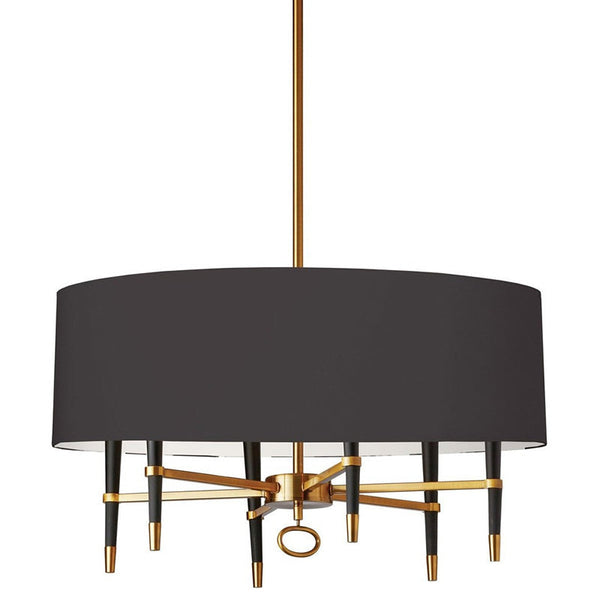 Veshaa Elegance Vintage Brass Fabric Chandelier