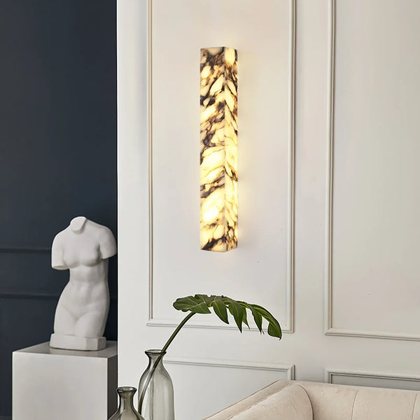 Cuboid Marble Wall Light