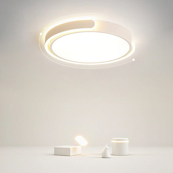 Minimalist Round Acrylic Bedroom LED Ceiling Light