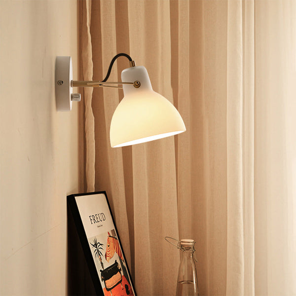 Modern Glass Wall Light For Bed Room