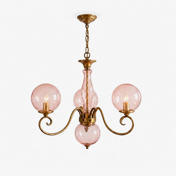 Celestine Glass Globe Chandelier