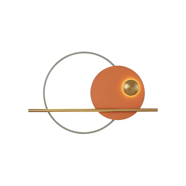 Double Circle Linear Wall Light