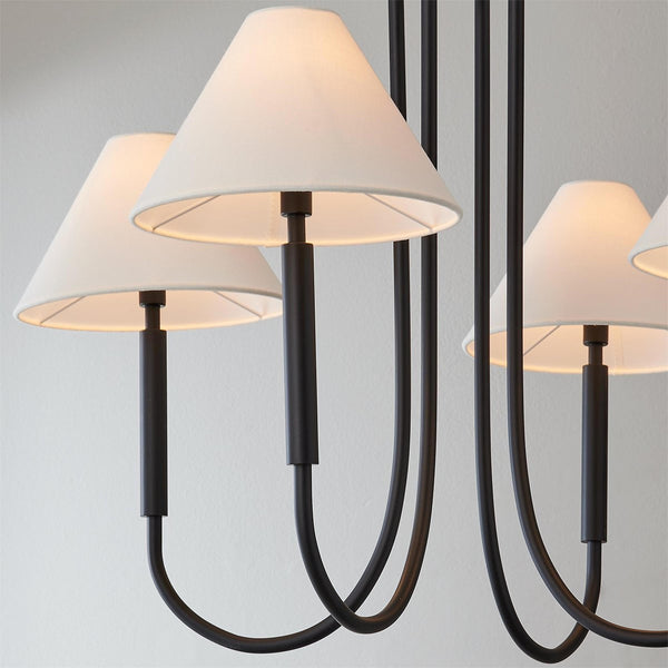 Nycareth Vintage Industrial Fabric Chandelier