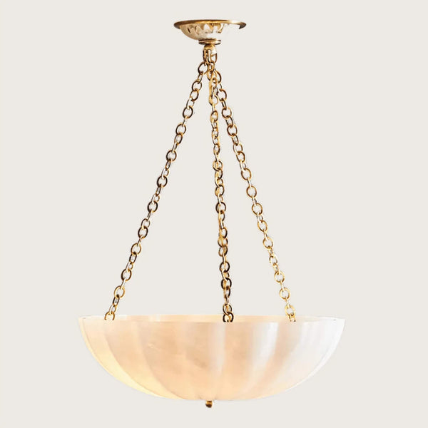 Frosted Glass Bowl Chandelier | CLVBG021