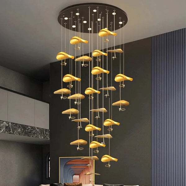 Jenissa Vintage Staircase Chandelier