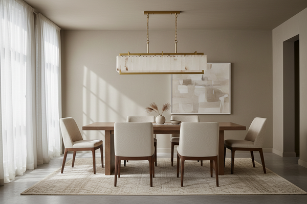 Scrigno Chandelier | Alabaster Cage | CLKJ8595
