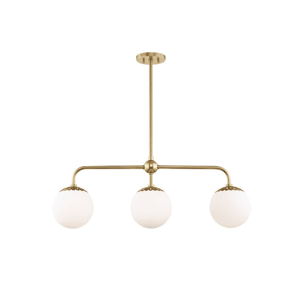 Yare Globe Chrome Glass Pendant Lamp
