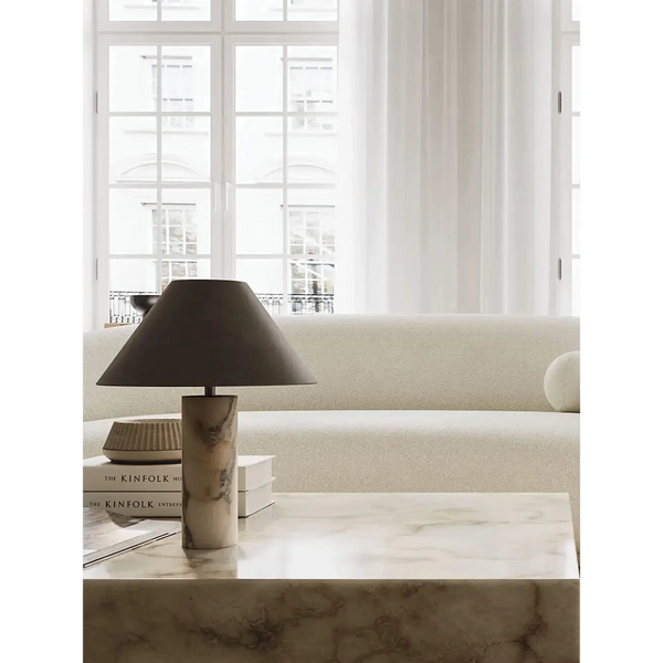 Marble Column Table Lamp | CLBULS02