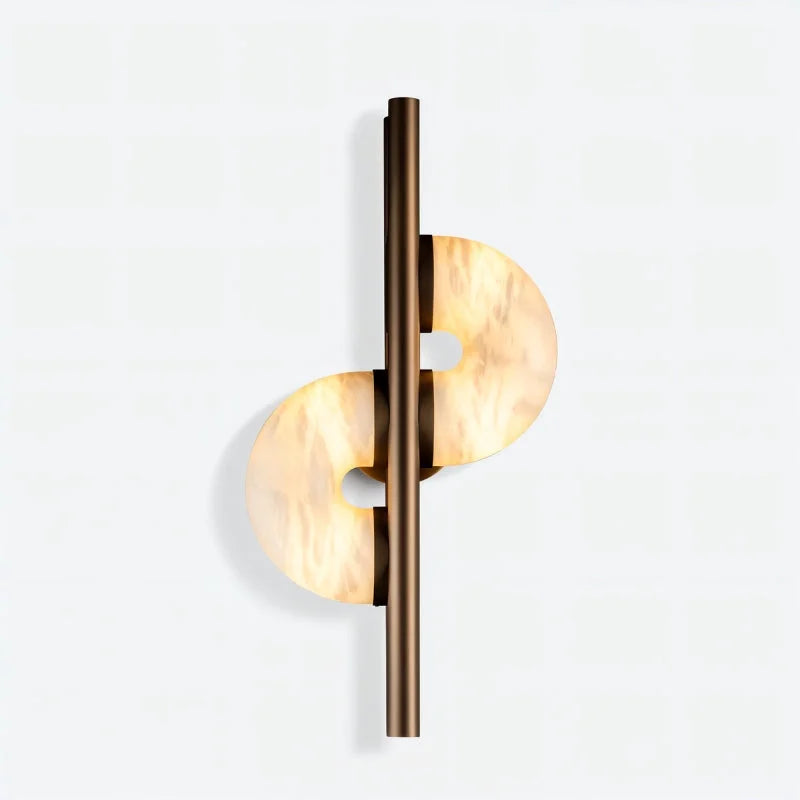 Alabaster Disc Wall Sconce | CLVVRT025