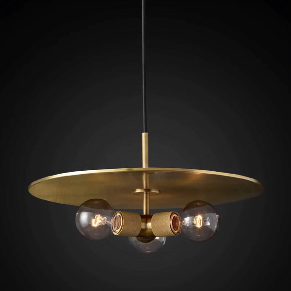 Modern Brass Disc Pendant Light | CLCZIFT3