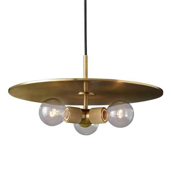Modern Brass Disc Pendant Light | CLCZIFT3