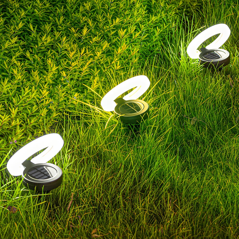 Yvtte Modern Foldable Round ABS Outdoor Disk Light