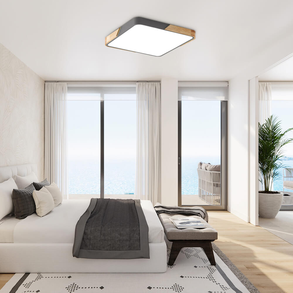 Modern Rectangle LED Flush Mount Ceiling Light