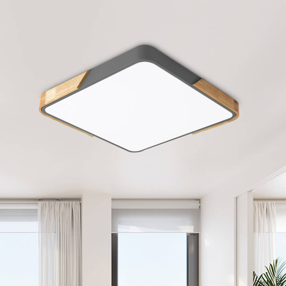 Modern Rectangle LED Flush Mount Ceiling Light