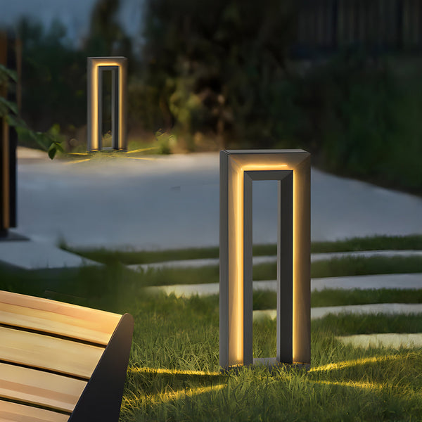 Ardisella Arch Modern Minimalist Steel Outdoor Lawn Lights