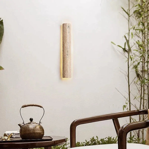 Travertine Bar Wall Sconce