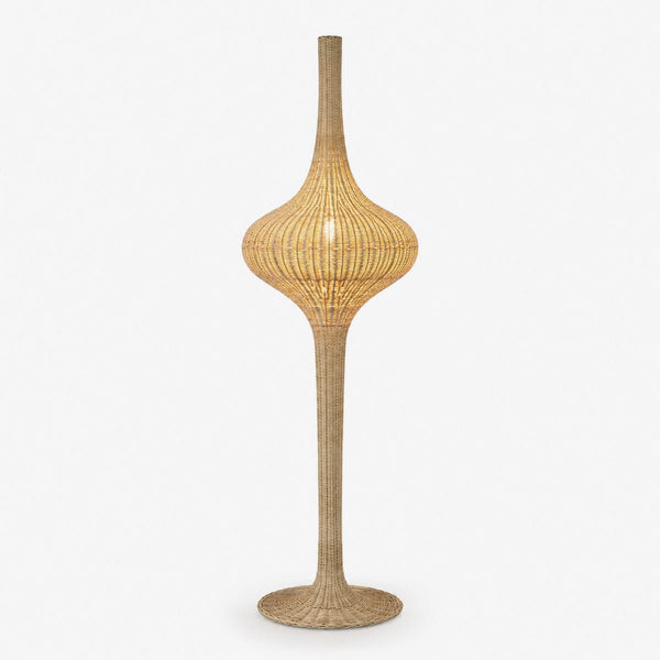 Onion Rattan Floor Lamp