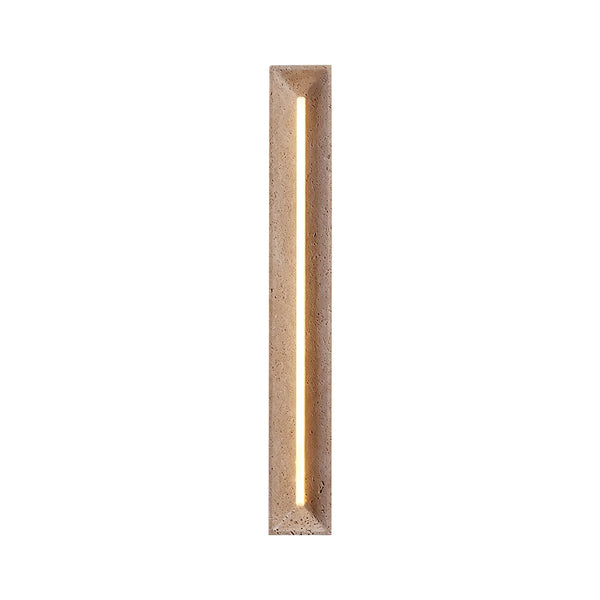 Rectangle Solace Travertine Beam Wall Light
