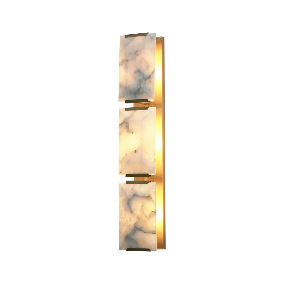 Rectangular Alabaster Wall Lamp