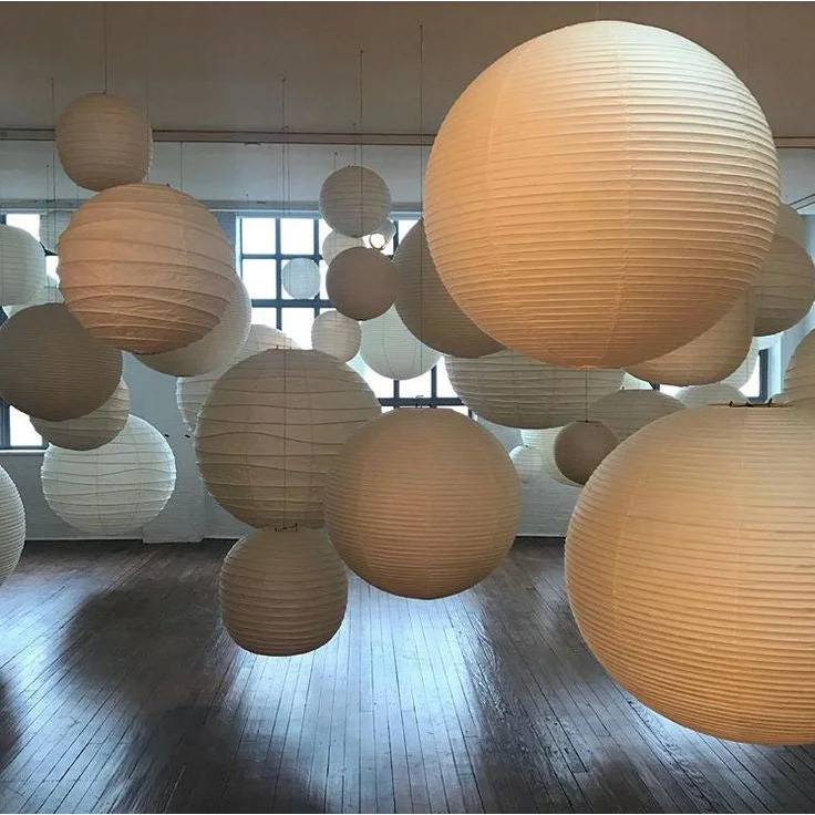 Washi Paper Lantern Pendant | Round