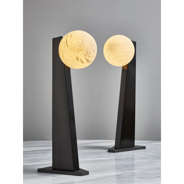 Glass Globe Table Lamp | Black | CLORB0281L