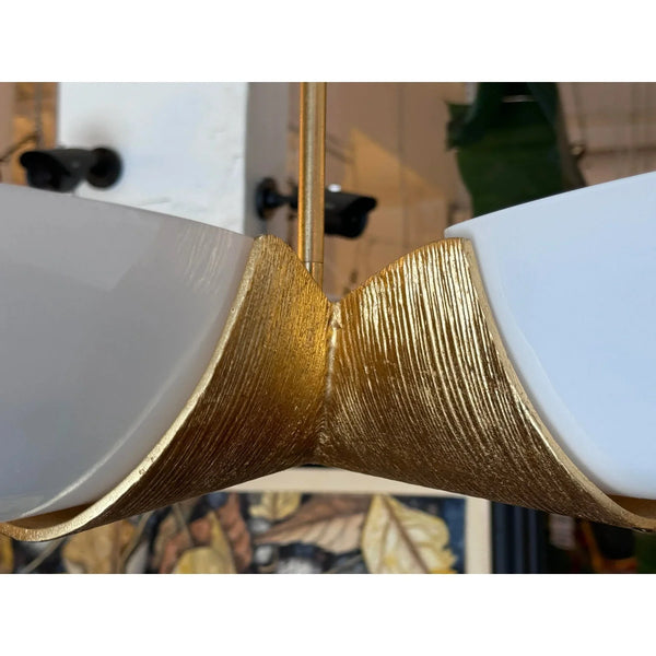 Semi-Flush Gold Chandelier | CLSPK036