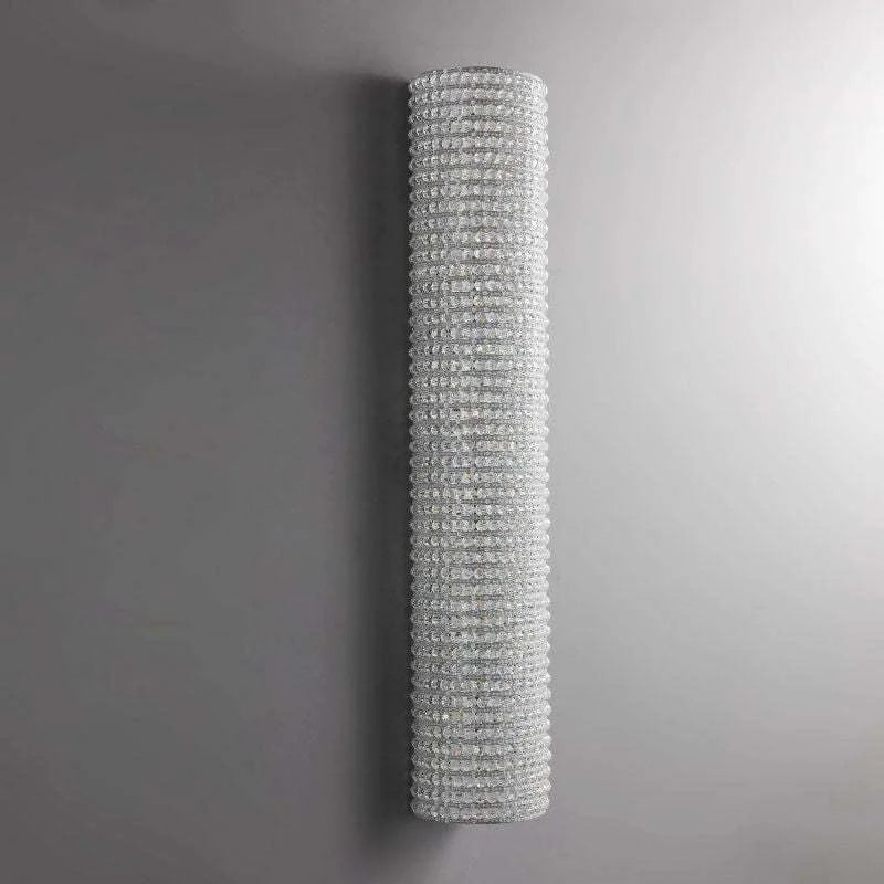 Clear Crystal Wall Sconce | Silver | CLSC0951WS