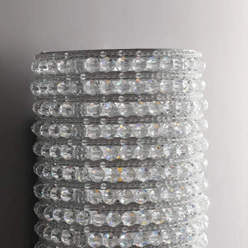 Clear Crystal Wall Sconce | Silver | CLSC0951WS