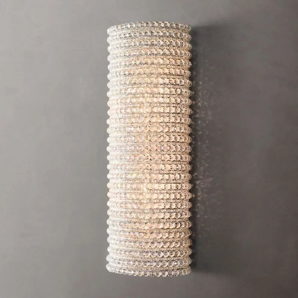 Clear Crystal Wall Sconce | Silver | CLSC0951WS