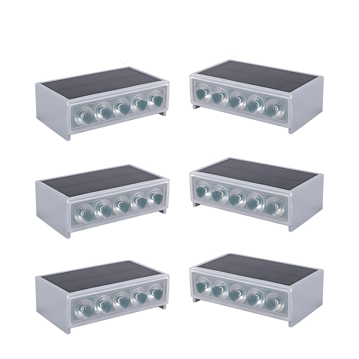 Liorarina Solar Modern ABS Outdoor Step Light Fixtures
