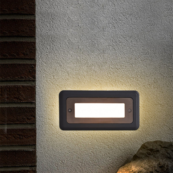 Gal LED Recessed Minimalist Outdoor Step Lights