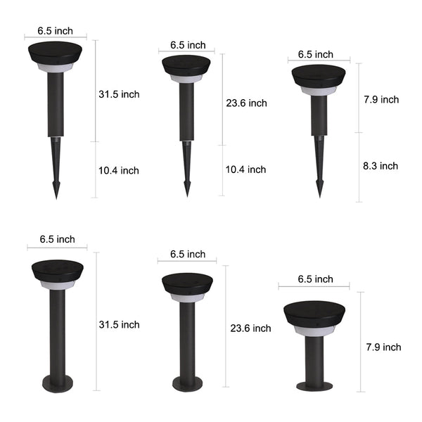 Theob Sleek Cylinder LED Outdoor Path Light