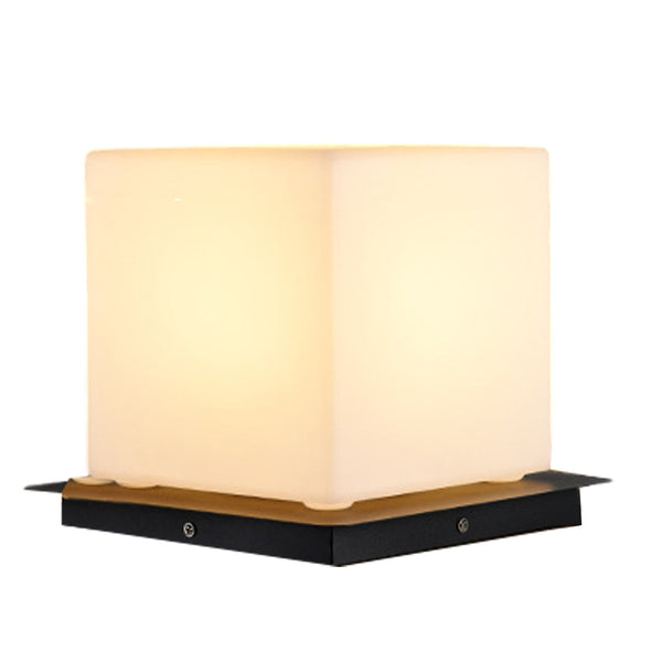 Feranena Lampshade Modern Steel Outdoor Pillar Lights