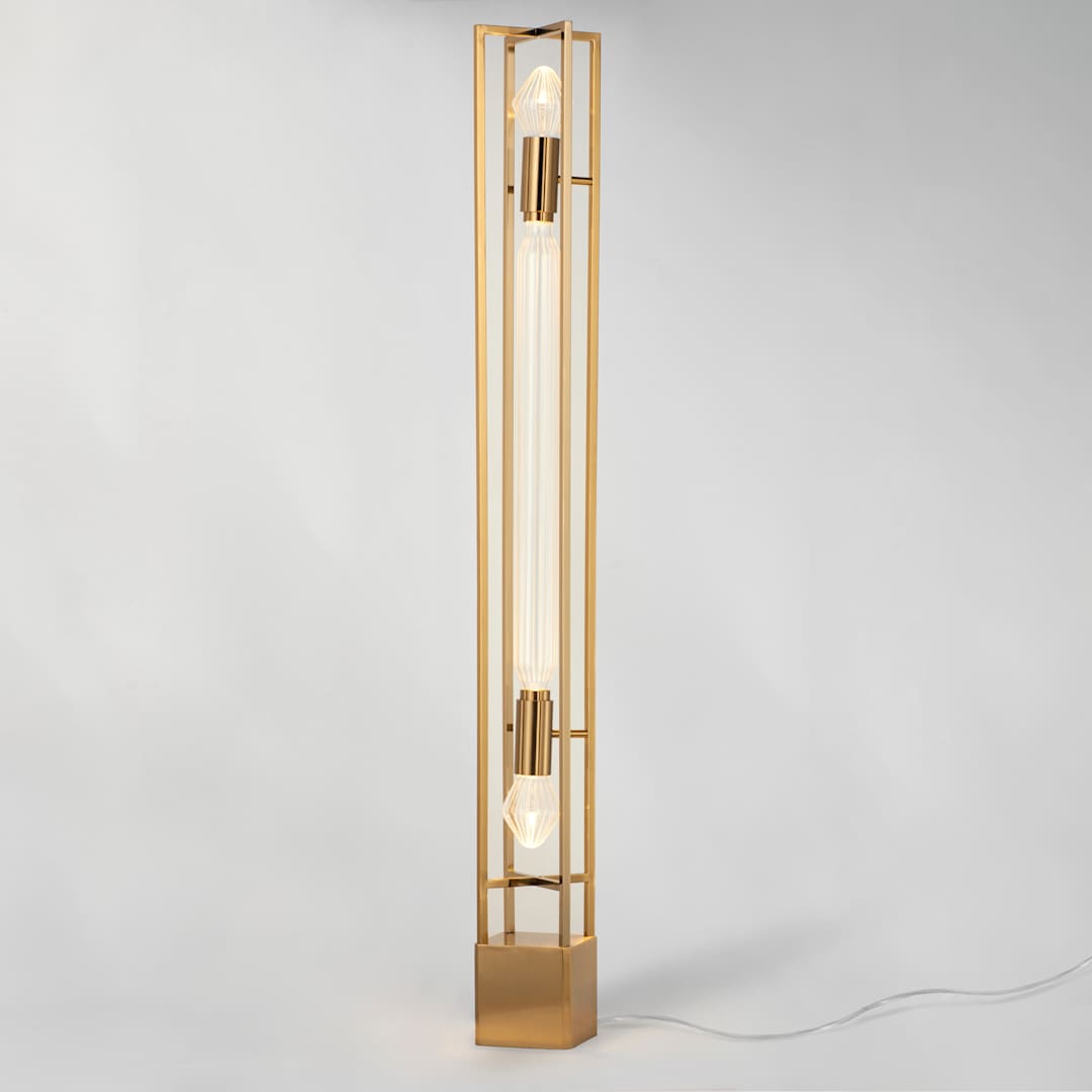 Gilt Metal Table Lamp