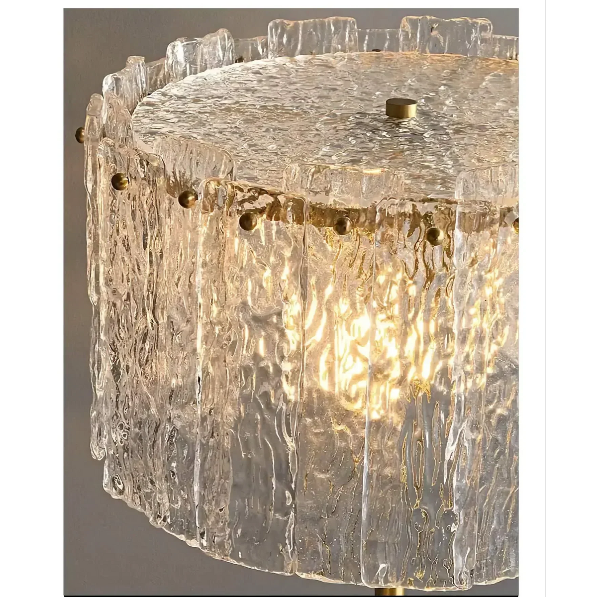 Textured Glass Table Lamp | Brass | CLAZS99S