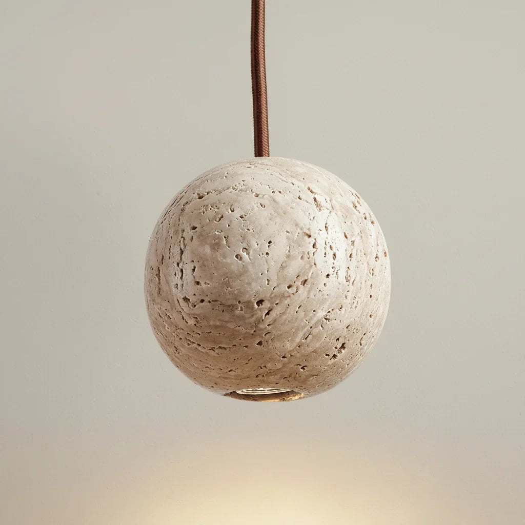 Travertine Globe Pendant | CL8870022