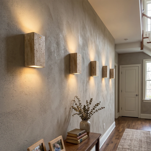 Travertine Outdoor Wall Lights