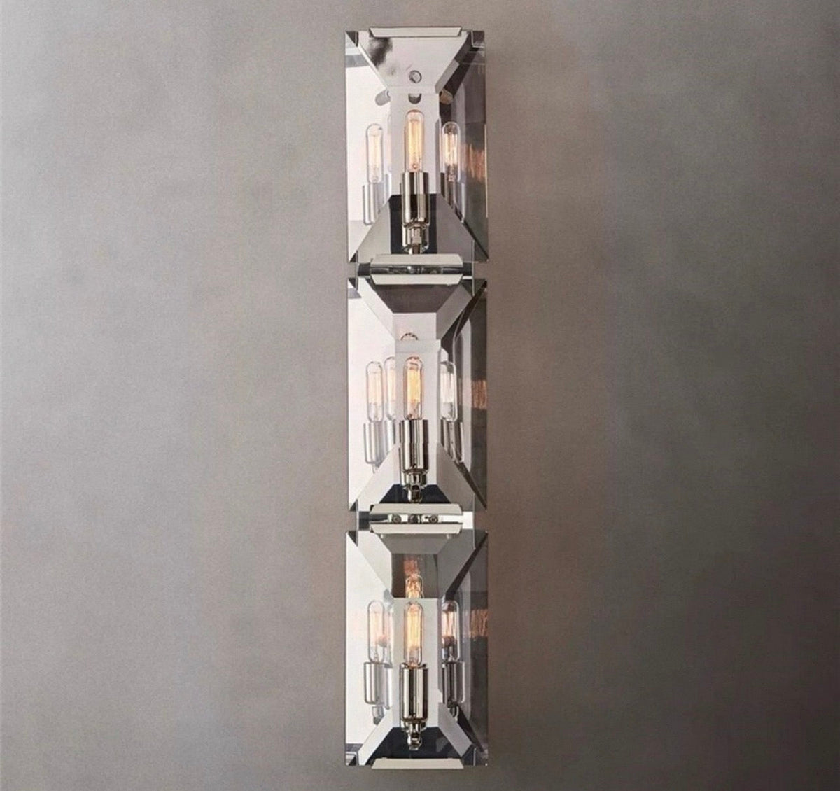 Triple Crystal Wall Sconce | CLUG032P