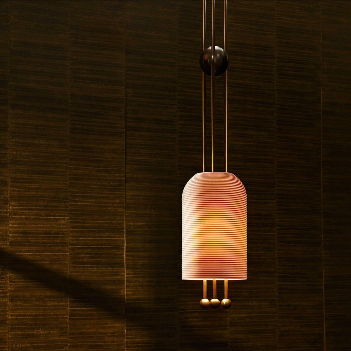 The Verona Solo | Solid Copper & Fluted Biscuit Ceramic | CLVRS
