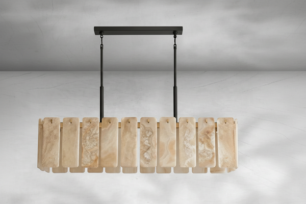 The Voltesio Linear | Brass & Alabaster | CLVTS
