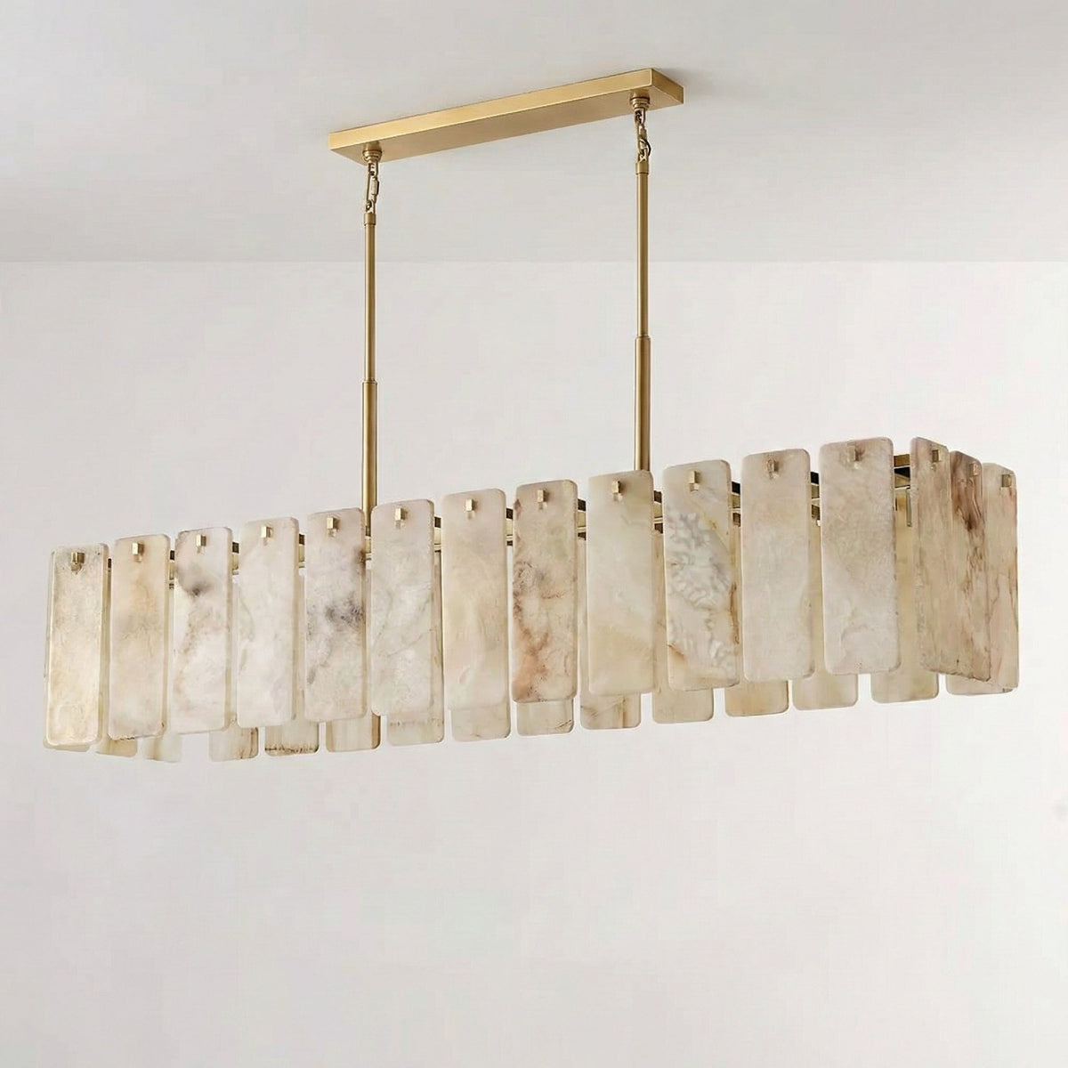 The Voltesio Linear | Brass & Alabaster | CLVTS