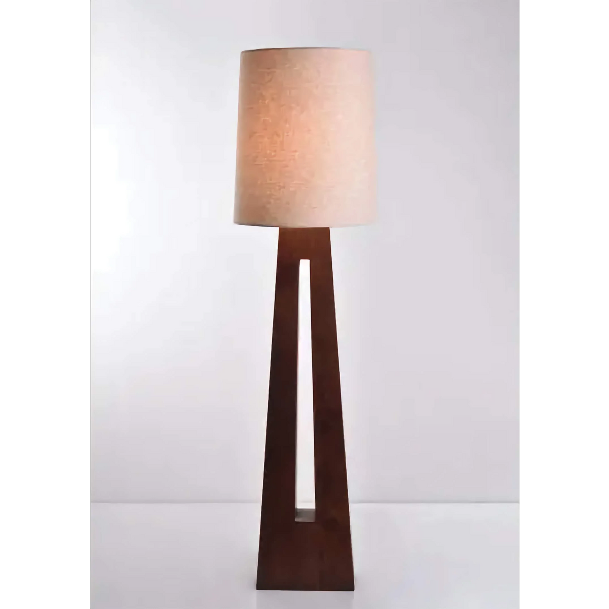 Walnut Split-Column Floor Lamp | CLSSK6002